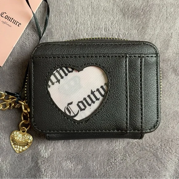 Juicy Couture Wallet Gold Chain Wristlet - Picture 5 of 6